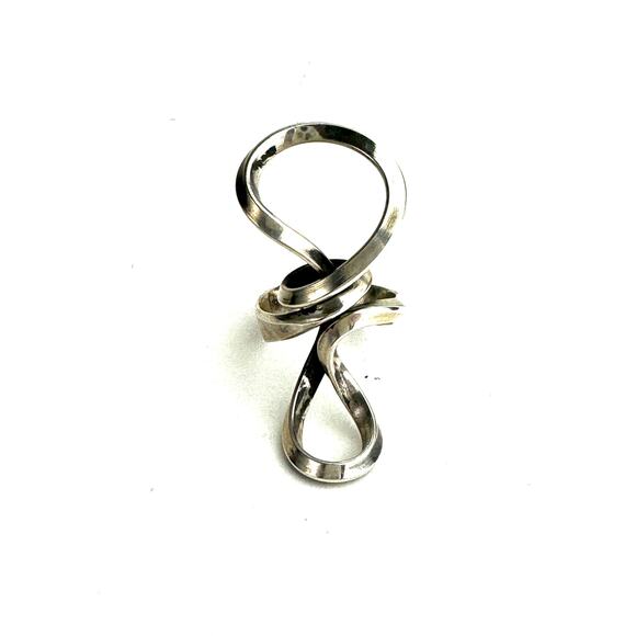 Sculptural Abstract Modern Ring Adjustable - Picture 1 of 9